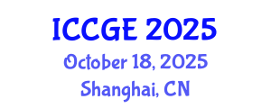 International Conference on Civil and Geological Engineering (ICCGE) October 18, 2025 - Shanghai, China