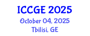 International Conference on Civil and Geological Engineering (ICCGE) October 04, 2025 - Tbilisi, Georgia