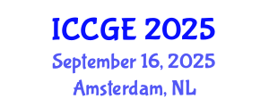 International Conference on Civil and Geological Engineering (ICCGE) September 16, 2025 - Amsterdam, Netherlands