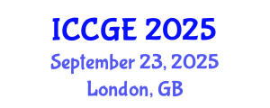 International Conference on Civil and Geological Engineering (ICCGE) September 23, 2025 - London, United Kingdom
