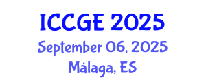 International Conference on Civil and Geological Engineering (ICCGE) September 06, 2025 - Málaga, Spain
