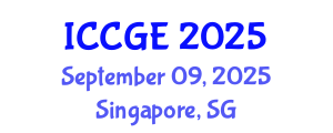 International Conference on Civil and Geological Engineering (ICCGE) September 09, 2025 - Singapore, Singapore