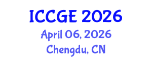 International Conference on Civil and Geological Engineering (ICCGE) April 06, 2026 - Chengdu, China International Conference on Civil and Geological Engineering (ICCGE) April 06, 2026 - Chengdu, China