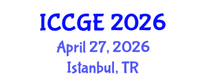 International Conference on Civil and Geological Engineering (ICCGE) April 27, 2026 - Istanbul, Turkey International Conference on Civil and Geological Engineering (ICCGE) April 27, 2026 - Istanbul, Turkey