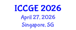 International Conference on Civil and Geological Engineering (ICCGE) April 27, 2026 - Singapore, Singapore International Conference on Civil and Geological Engineering (ICCGE) April 27, 2026 - Singapore, Singapore