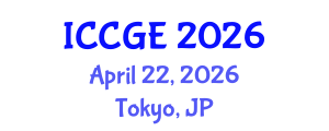 International Conference on Civil and Geological Engineering (ICCGE) April 22, 2026 - Tokyo, Japan