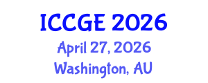 International Conference on Civil and Geological Engineering (ICCGE) April 27, 2026 - Washington, Australia International Conference on Civil and Geological Engineering (ICCGE) April 27, 2026 - Washington, Australia
