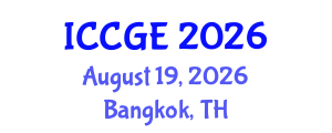 International Conference on Civil and Geological Engineering (ICCGE) August 19, 2026 - Bangkok, Thailand International Conference on Civil and Geological Engineering (ICCGE) August 19, 2026 - Bangkok, Thailand