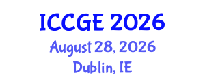 International Conference on Civil and Geological Engineering (ICCGE) August 28, 2026 - Dublin, Ireland International Conference on Civil and Geological Engineering (ICCGE) August 28, 2026 - Dublin, Ireland
