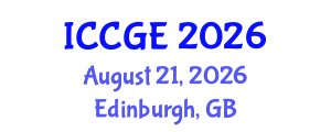 International Conference on Civil and Geological Engineering (ICCGE) August 21, 2026 - Edinburgh, United Kingdom International Conference on Civil and Geological Engineering (ICCGE) August 21, 2026 - Edinburgh, United Kingdom