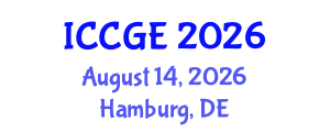 International Conference on Civil and Geological Engineering (ICCGE) August 14, 2026 - Hamburg, Germany International Conference on Civil and Geological Engineering (ICCGE) August 14, 2026 - Hamburg, Germany