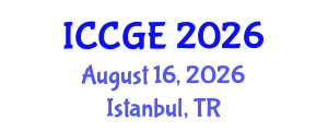 International Conference on Civil and Geological Engineering (ICCGE) August 16, 2026 - Istanbul, Turkey International Conference on Civil and Geological Engineering (ICCGE) August 16, 2026 - Istanbul, Turkey