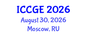 International Conference on Civil and Geological Engineering (ICCGE) August 30, 2026 - Moscow, Russia International Conference on Civil and Geological Engineering (ICCGE) August 30, 2026 - Moscow, Russia