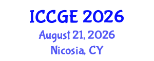International Conference on Civil and Geological Engineering (ICCGE) August 21, 2026 - Nicosia, Cyprus International Conference on Civil and Geological Engineering (ICCGE) August 21, 2026 - Nicosia, Cyprus