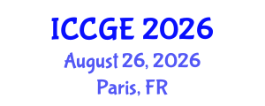 International Conference on Civil and Geological Engineering (ICCGE) August 26, 2026 - Paris, France