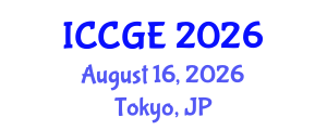 International Conference on Civil and Geological Engineering (ICCGE) August 16, 2026 - Tokyo, Japan