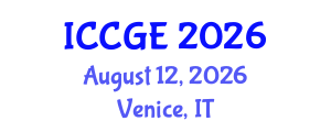 International Conference on Civil and Geological Engineering (ICCGE) August 12, 2026 - Venice, Italy International Conference on Civil and Geological Engineering (ICCGE) August 12, 2026 - Venice, Italy