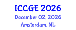 International Conference on Civil and Geological Engineering (ICCGE) December 02, 2026 - Amsterdam, Netherlands International Conference on Civil and Geological Engineering (ICCGE) December 02, 2026 - Amsterdam, Netherlands