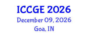 International Conference on Civil and Geological Engineering (ICCGE) December 09, 2026 - Goa, India International Conference on Civil and Geological Engineering (ICCGE) December 09, 2026 - Goa, India