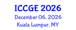 International Conference on Civil and Geological Engineering (ICCGE) December 06, 2026 - Kuala Lumpur, Malaysia International Conference on Civil and Geological Engineering (ICCGE) December 06, 2026 - Kuala Lumpur, Malaysia