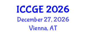 International Conference on Civil and Geological Engineering (ICCGE) December 27, 2026 - Vienna, Austria International Conference on Civil and Geological Engineering (ICCGE) December 27, 2026 - Vienna, Austria