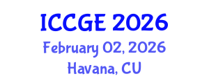 International Conference on Civil and Geological Engineering (ICCGE) February 02, 2026 - Havana, Cuba International Conference on Civil and Geological Engineering (ICCGE) February 02, 2026 - Havana, Cuba