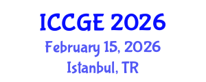 International Conference on Civil and Geological Engineering (ICCGE) February 15, 2026 - Istanbul, Turkey