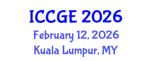 International Conference on Civil and Geological Engineering (ICCGE) February 12, 2026 - Kuala Lumpur, Malaysia International Conference on Civil and Geological Engineering (ICCGE) February 12, 2026 - Kuala Lumpur, Malaysia