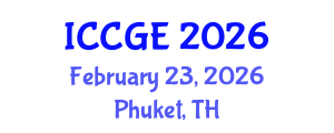 International Conference on Civil and Geological Engineering (ICCGE) February 23, 2026 - Phuket, Thailand International Conference on Civil and Geological Engineering (ICCGE) February 23, 2026 - Phuket, Thailand