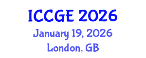 International Conference on Civil and Geological Engineering (ICCGE) January 19, 2026 - London, United Kingdom International Conference on Civil and Geological Engineering (ICCGE) January 19, 2026 - London, United Kingdom