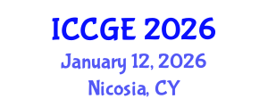 International Conference on Civil and Geological Engineering (ICCGE) January 12, 2026 - Nicosia, Cyprus International Conference on Civil and Geological Engineering (ICCGE) January 12, 2026 - Nicosia, Cyprus