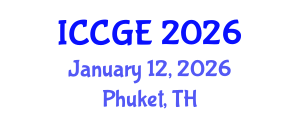 International Conference on Civil and Geological Engineering (ICCGE) January 12, 2026 - Phuket, Thailand International Conference on Civil and Geological Engineering (ICCGE) January 12, 2026 - Phuket, Thailand