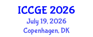 International Conference on Civil and Geological Engineering (ICCGE) July 19, 2026 - Copenhagen, Denmark