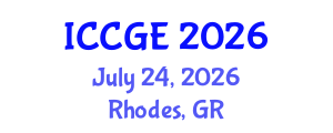 International Conference on Civil and Geological Engineering (ICCGE) July 24, 2026 - Rhodes, Greece International Conference on Civil and Geological Engineering (ICCGE) July 24, 2026 - Rhodes, Greece