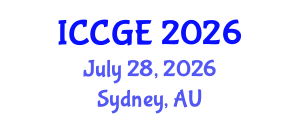 International Conference on Civil and Geological Engineering (ICCGE) July 28, 2026 - Sydney, Australia International Conference on Civil and Geological Engineering (ICCGE) July 28, 2026 - Sydney, Australia