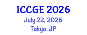 International Conference on Civil and Geological Engineering (ICCGE) July 22, 2026 - Tokyo, Japan