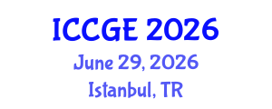 International Conference on Civil and Geological Engineering (ICCGE) June 29, 2026 - Istanbul, Turkey International Conference on Civil and Geological Engineering (ICCGE) June 29, 2026 - Istanbul, Turkey