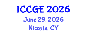 International Conference on Civil and Geological Engineering (ICCGE) June 29, 2026 - Nicosia, Cyprus International Conference on Civil and Geological Engineering (ICCGE) June 29, 2026 - Nicosia, Cyprus