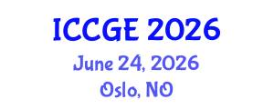 International Conference on Civil and Geological Engineering (ICCGE) June 24, 2026 - Oslo, Norway