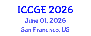 International Conference on Civil and Geological Engineering (ICCGE) June 01, 2026 - San Francisco, United States International Conference on Civil and Geological Engineering (ICCGE) June 01, 2026 - San Francisco, United States
