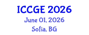 International Conference on Civil and Geological Engineering (ICCGE) June 01, 2026 - Sofia, Bulgaria International Conference on Civil and Geological Engineering (ICCGE) June 01, 2026 - Sofia, Bulgaria