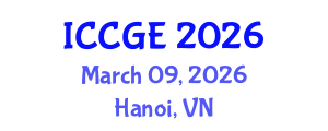 International Conference on Civil and Geological Engineering (ICCGE) March 09, 2026 - Hanoi, Vietnam International Conference on Civil and Geological Engineering (ICCGE) March 09, 2026 - Hanoi, Vietnam
