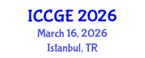 International Conference on Civil and Geological Engineering (ICCGE) March 16, 2026 - Istanbul, Turkey