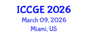 International Conference on Civil and Geological Engineering (ICCGE) March 09, 2026 - Miami, United States International Conference on Civil and Geological Engineering (ICCGE) March 09, 2026 - Miami, United States