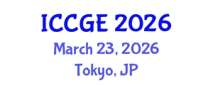 International Conference on Civil and Geological Engineering (ICCGE) March 23, 2026 - Tokyo, Japan International Conference on Civil and Geological Engineering (ICCGE) March 23, 2026 - Tokyo, Japan