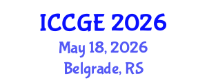 International Conference on Civil and Geological Engineering (ICCGE) May 18, 2026 - Belgrade, Serbia International Conference on Civil and Geological Engineering (ICCGE) May 18, 2026 - Belgrade, Serbia