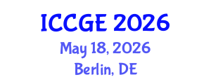 International Conference on Civil and Geological Engineering (ICCGE) May 18, 2026 - Berlin, Germany International Conference on Civil and Geological Engineering (ICCGE) May 18, 2026 - Berlin, Germany