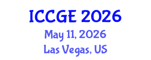 International Conference on Civil and Geological Engineering (ICCGE) May 11, 2026 - Las Vegas, United States International Conference on Civil and Geological Engineering (ICCGE) May 11, 2026 - Las Vegas, United States