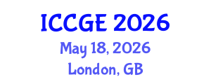 International Conference on Civil and Geological Engineering (ICCGE) May 18, 2026 - London, United Kingdom International Conference on Civil and Geological Engineering (ICCGE) May 18, 2026 - London, United Kingdom