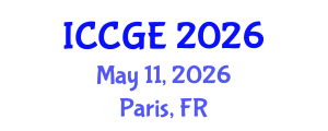 International Conference on Civil and Geological Engineering (ICCGE) May 11, 2026 - Paris, France